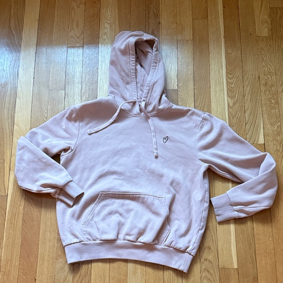 H&M Tops - H&M Light Pink Hoodie Sweater